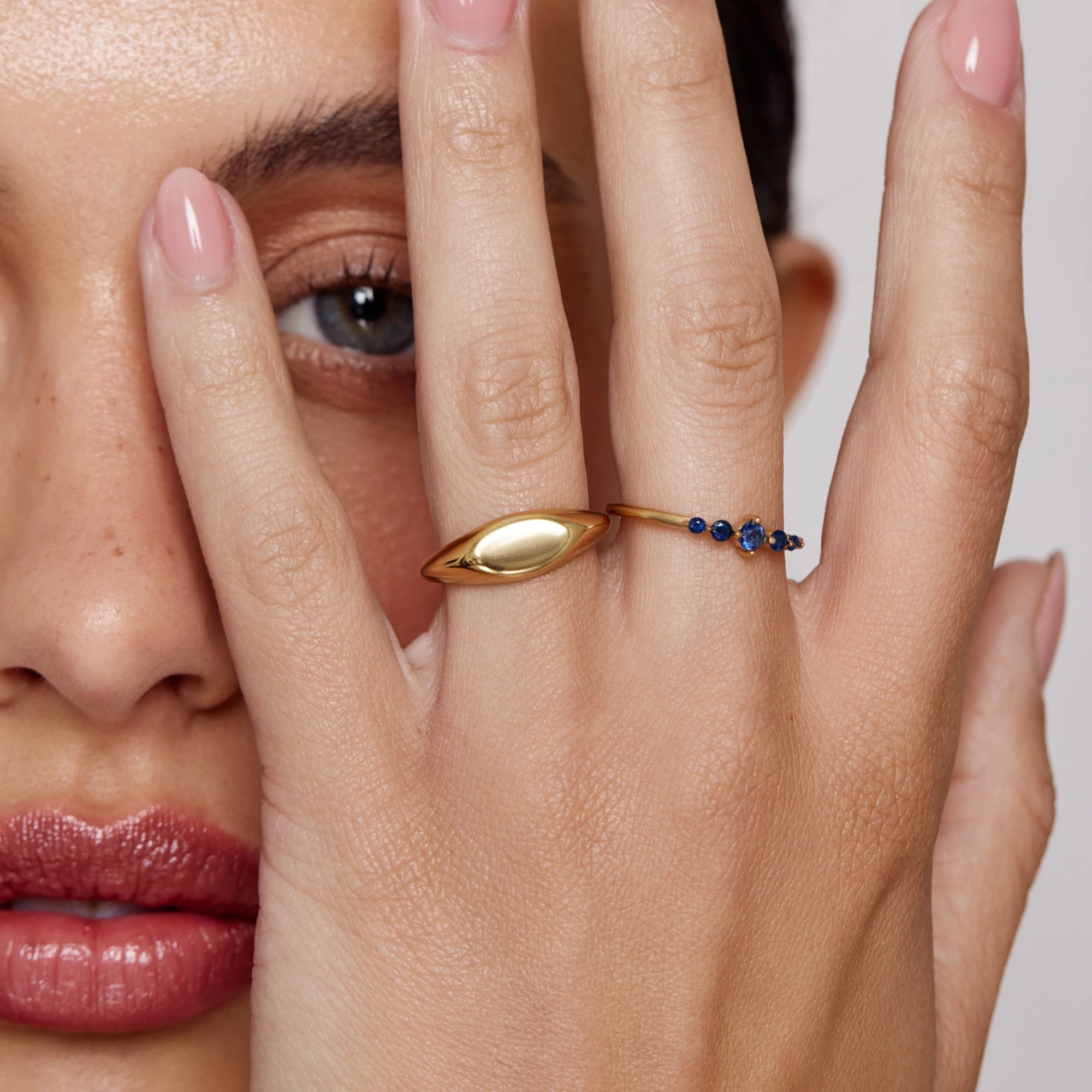 Belle Stacking Birthstone Ring