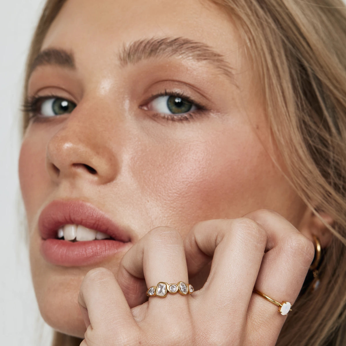 Confetti Stone Ring