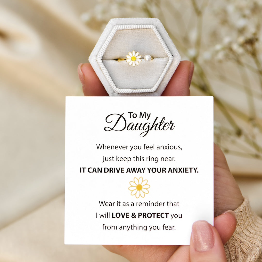 To My Daughter Daisy Fidget Ring