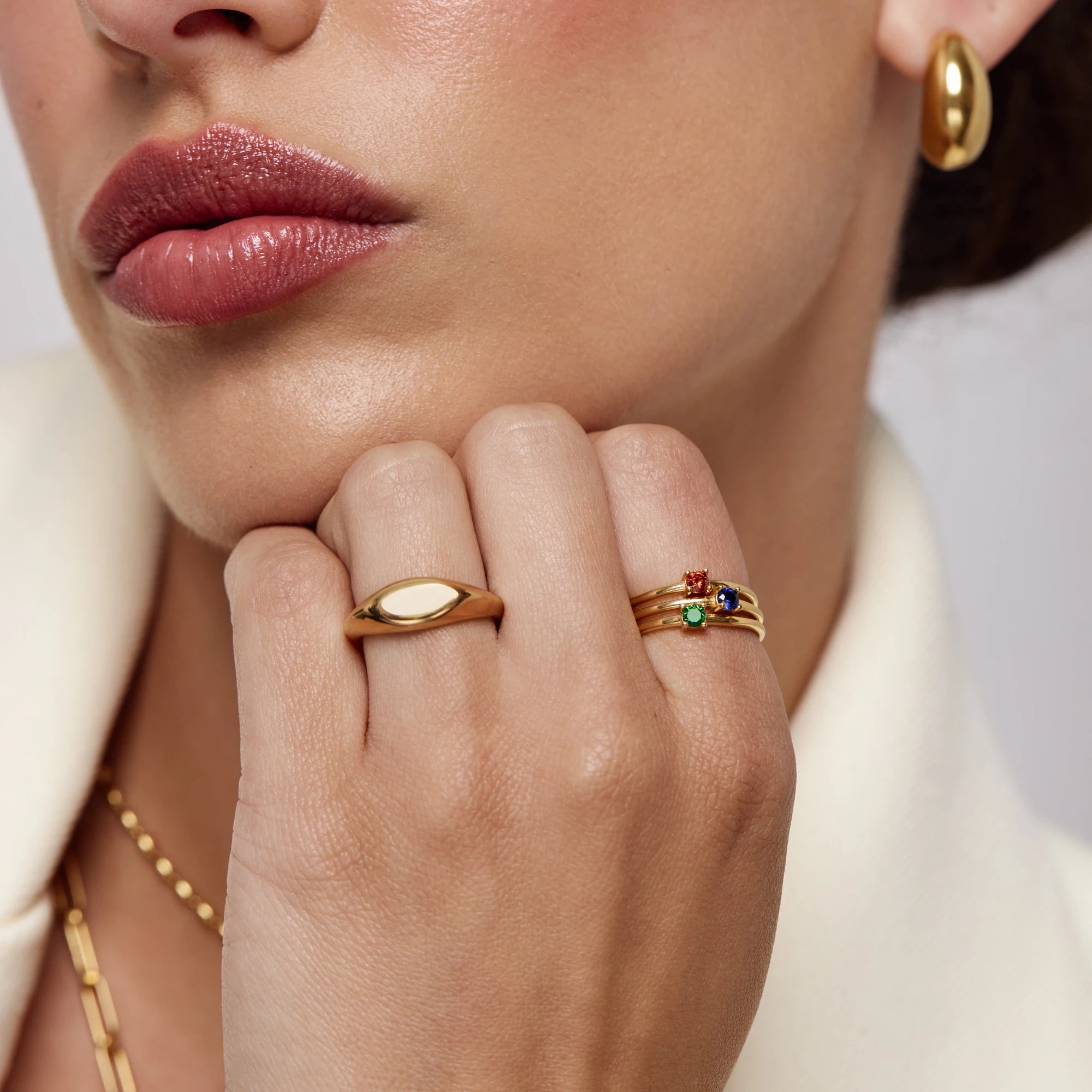 Dainty Birthstone Ring