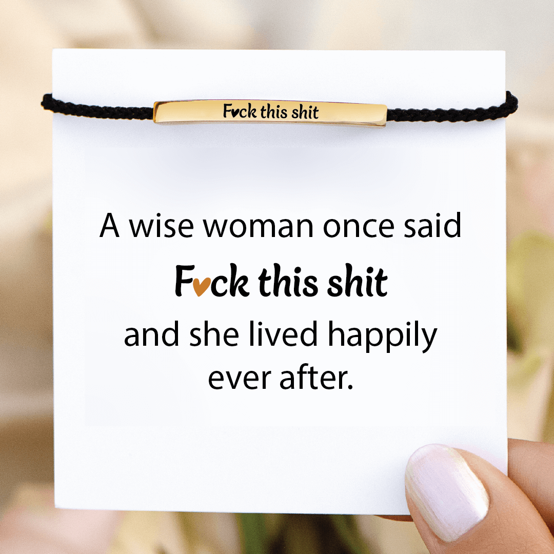 F♡ck This Shit - Motivational Tube Bracelet