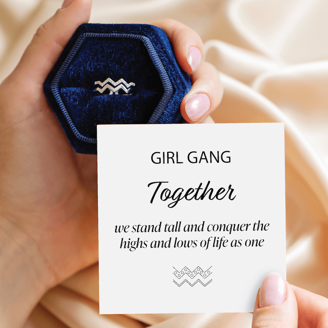 Girl Gang "Highs & Lows" Friendship Ring