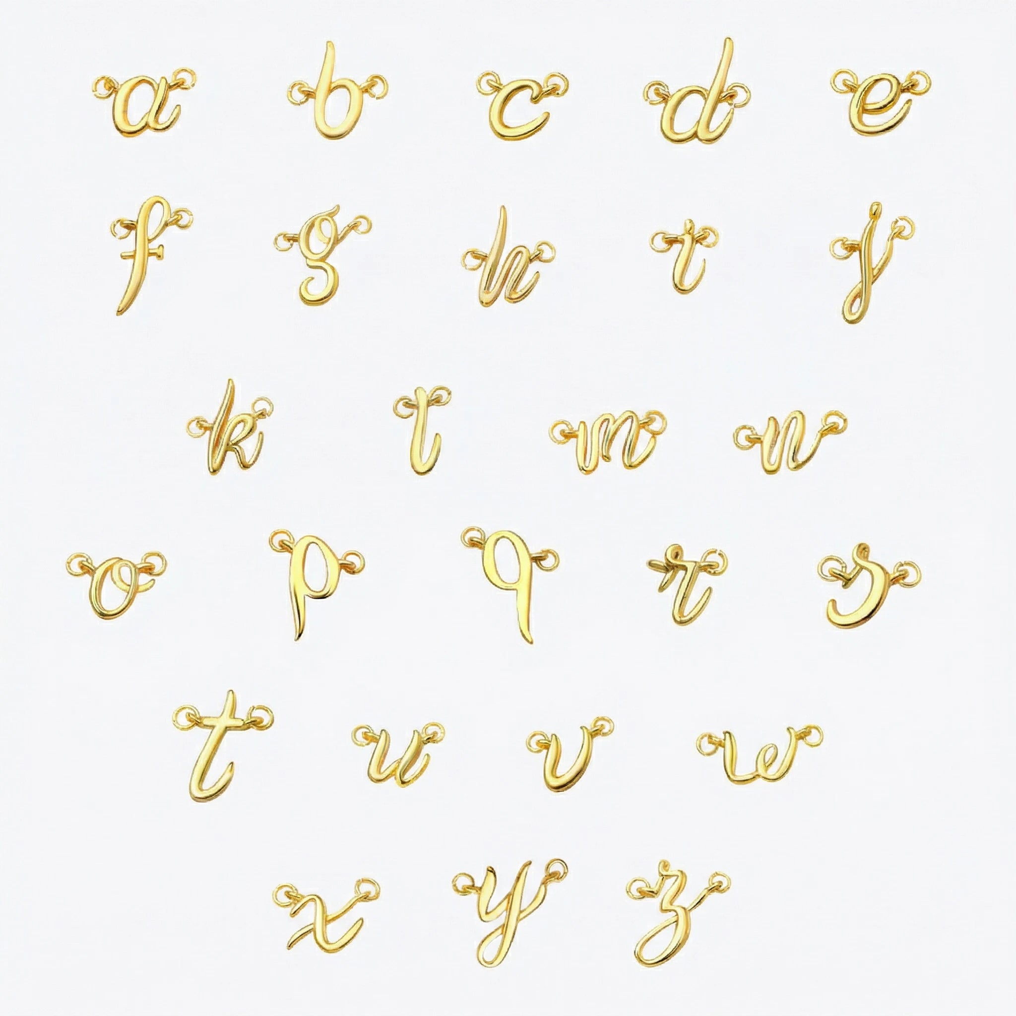 Dainty Cursive Initial Necklace