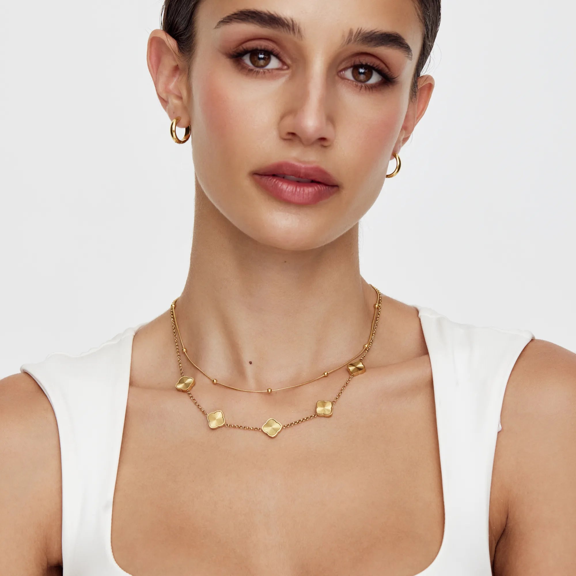 Clover Link Necklace