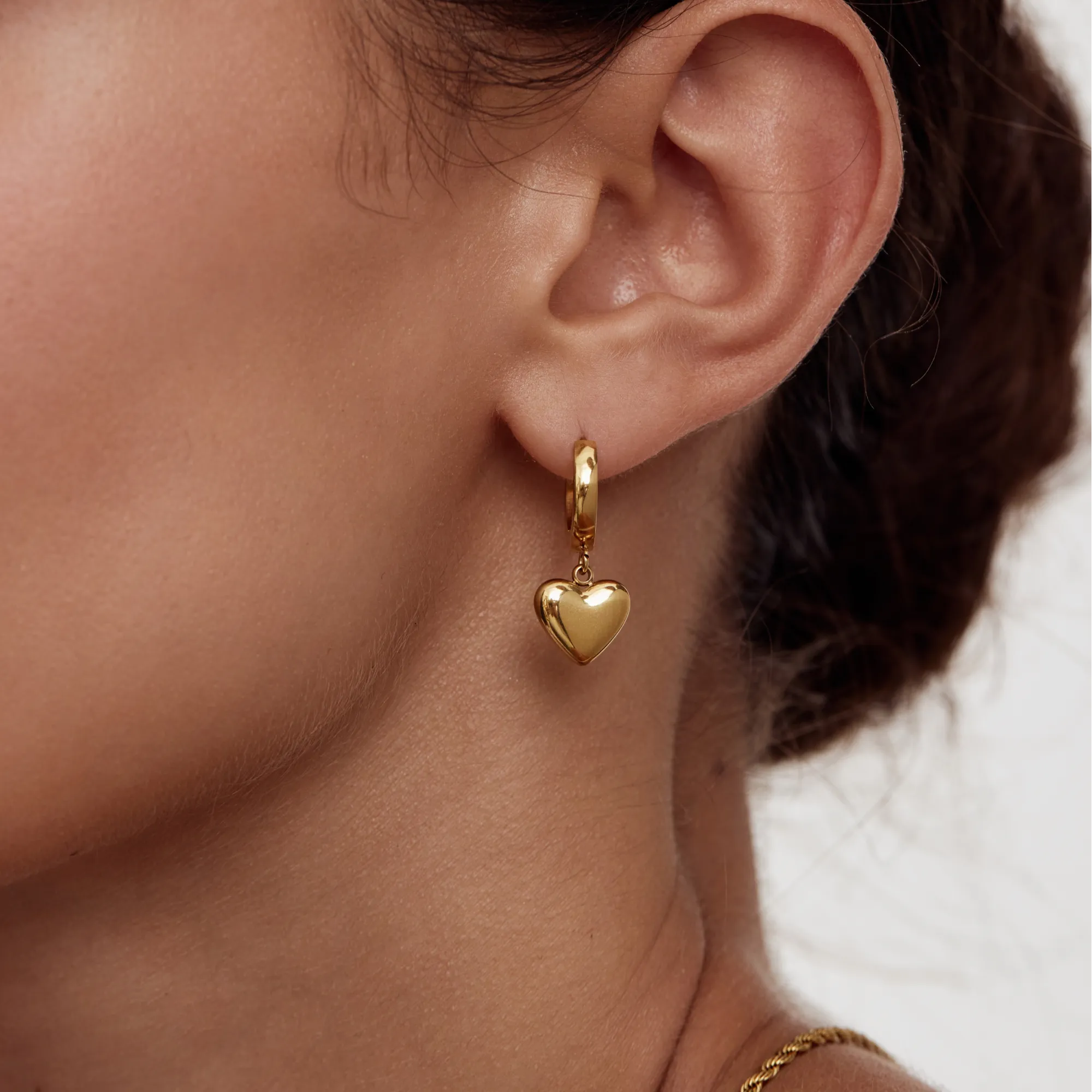 Puffy Heart Earrings