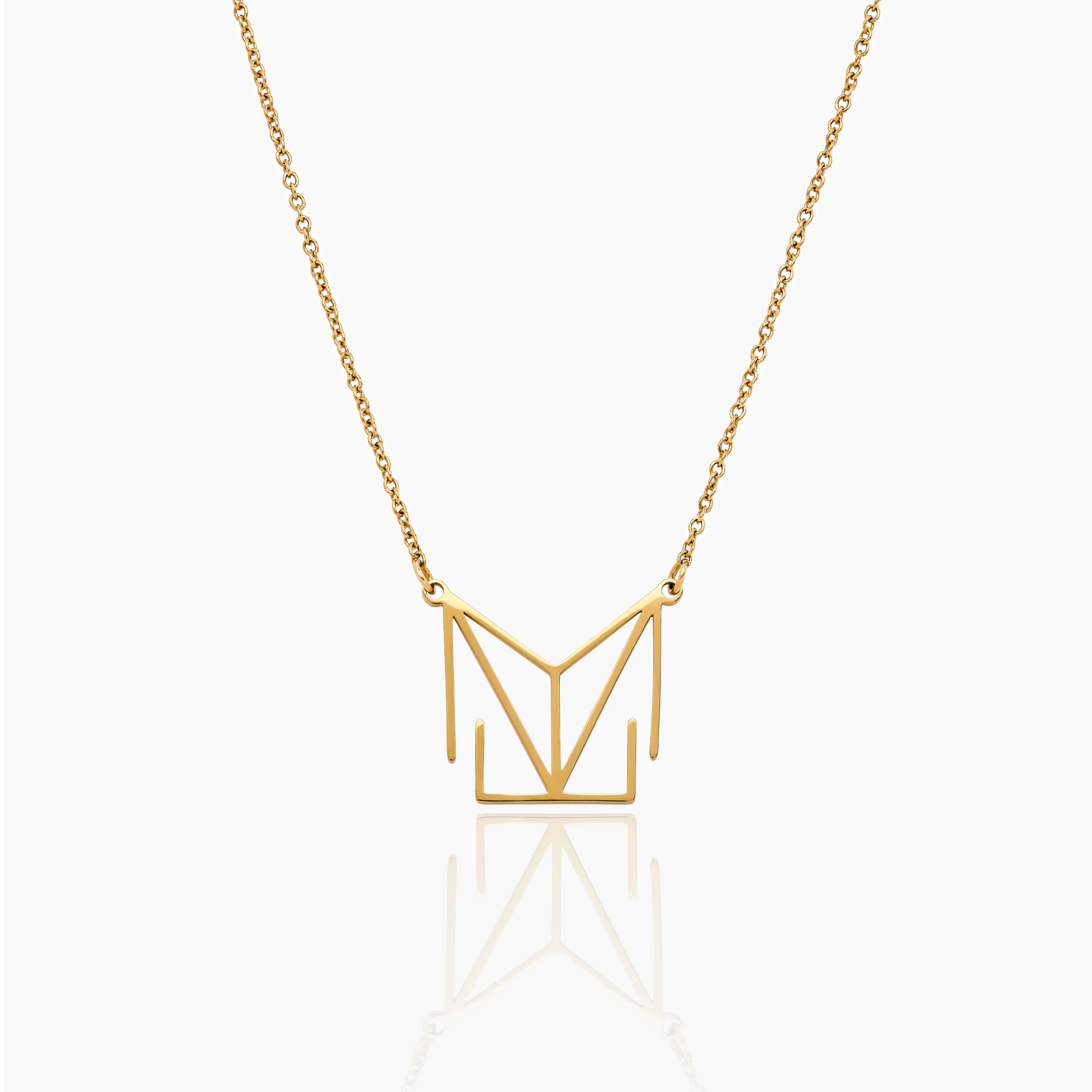 Minimalist Monogram Name Necklace