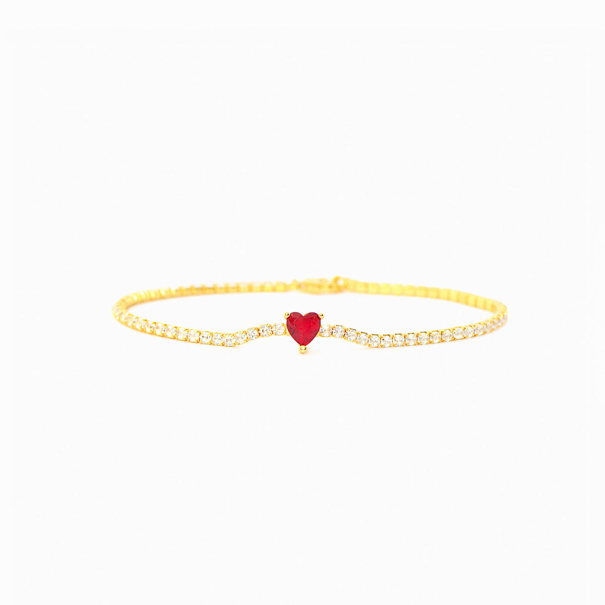 "You're Magic" Self Love Heart Tennis Bracelet