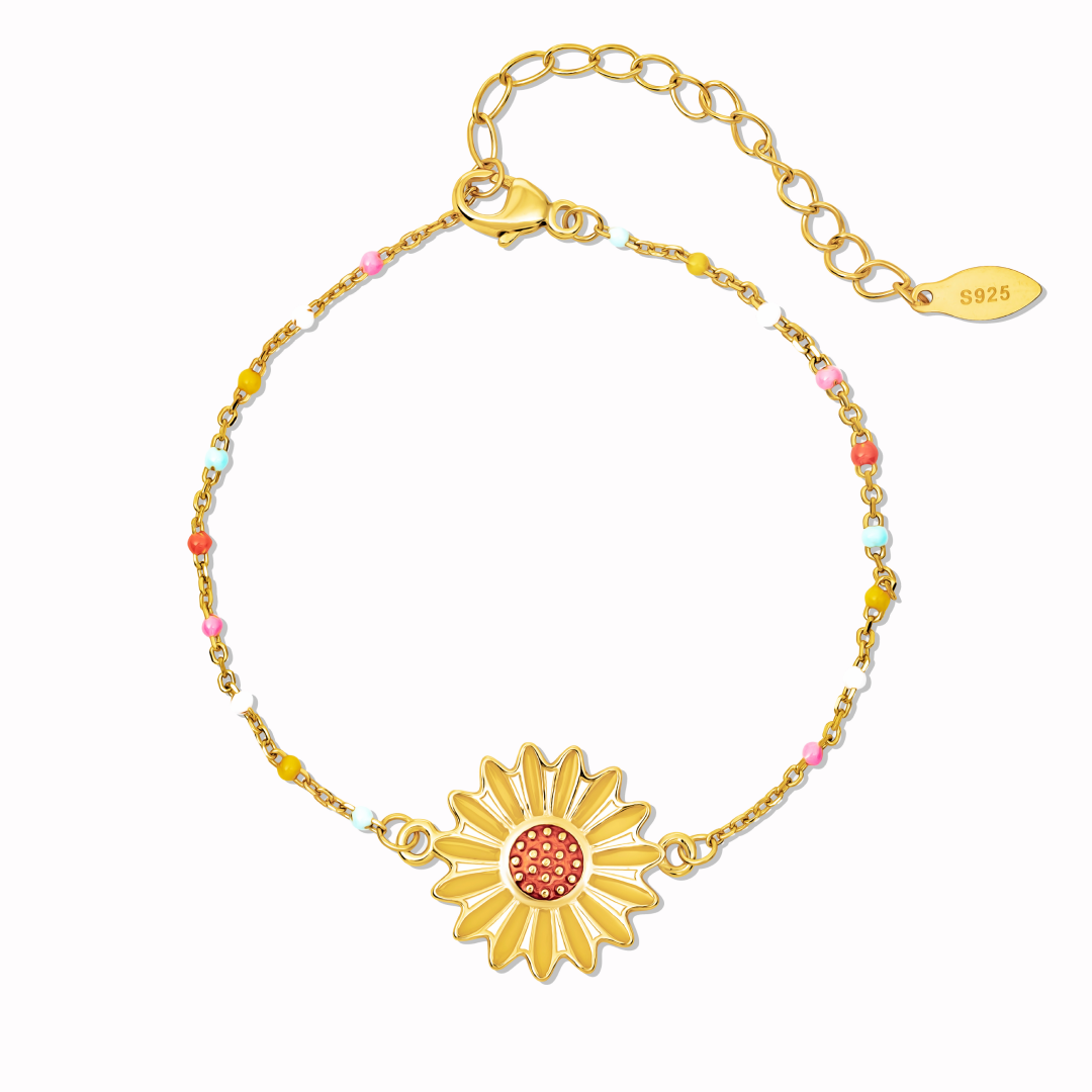 To My Daughter You Are My Sunshine Sunflower Bracelet