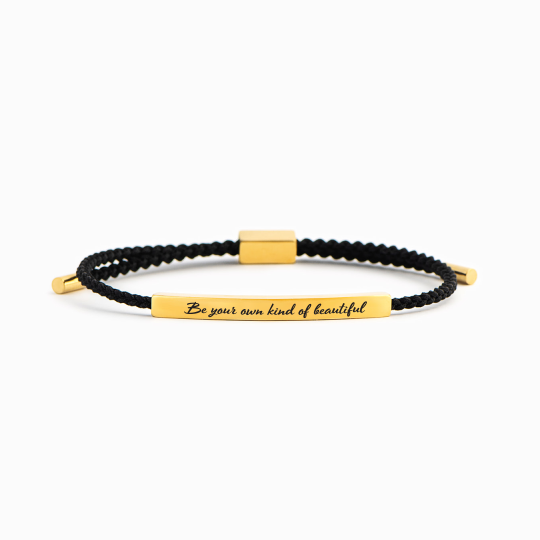 Be Your Own Kind Of Beautiful - Motivational Tube Bracelet