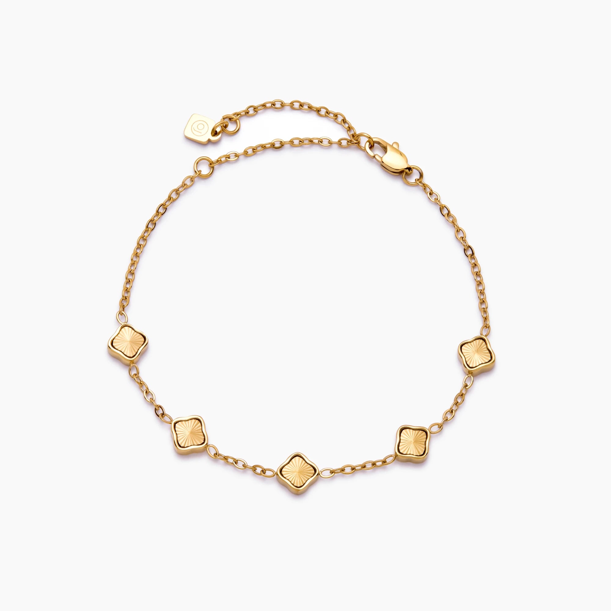 Mini Sunburst Clover Bracelet