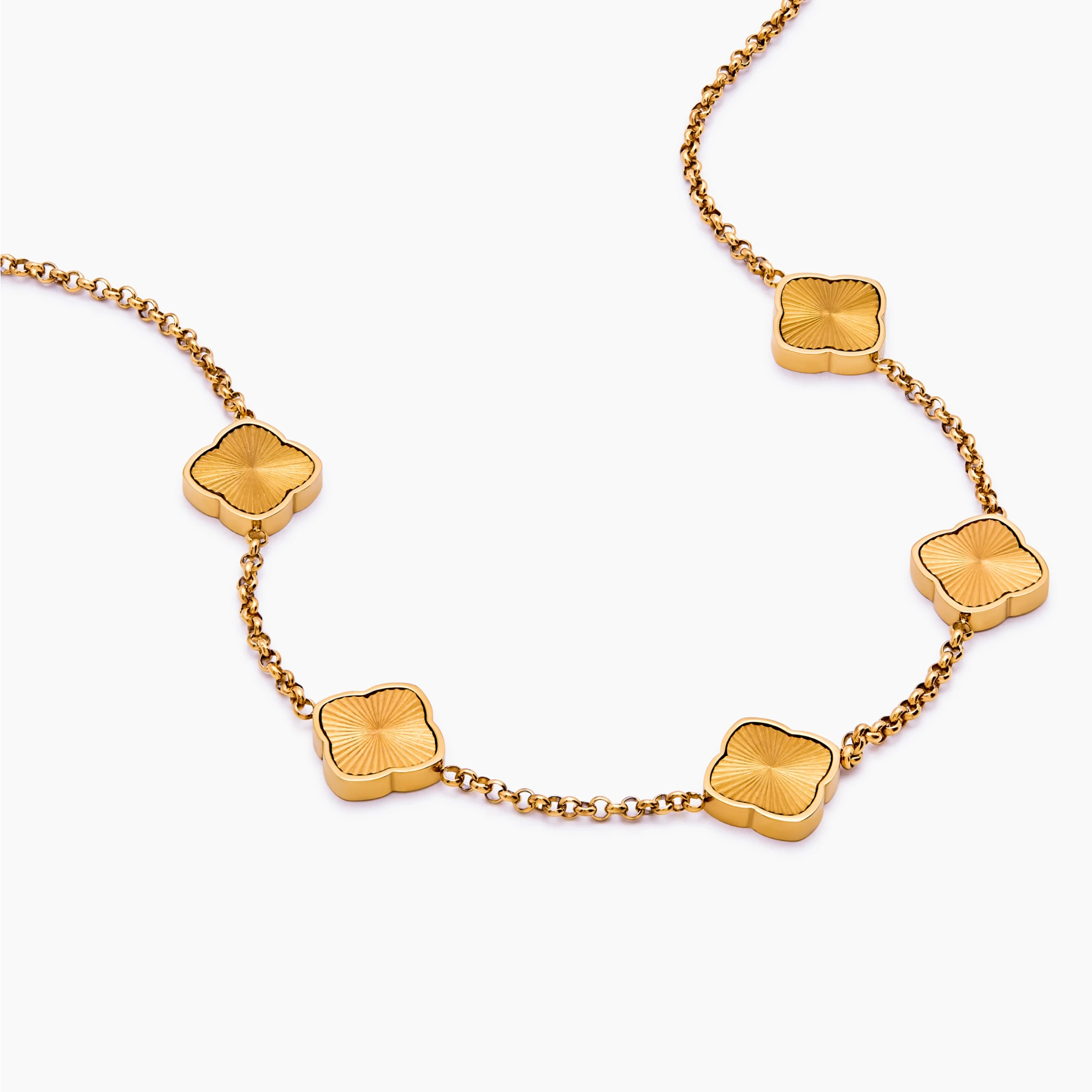 Clover Link Necklace