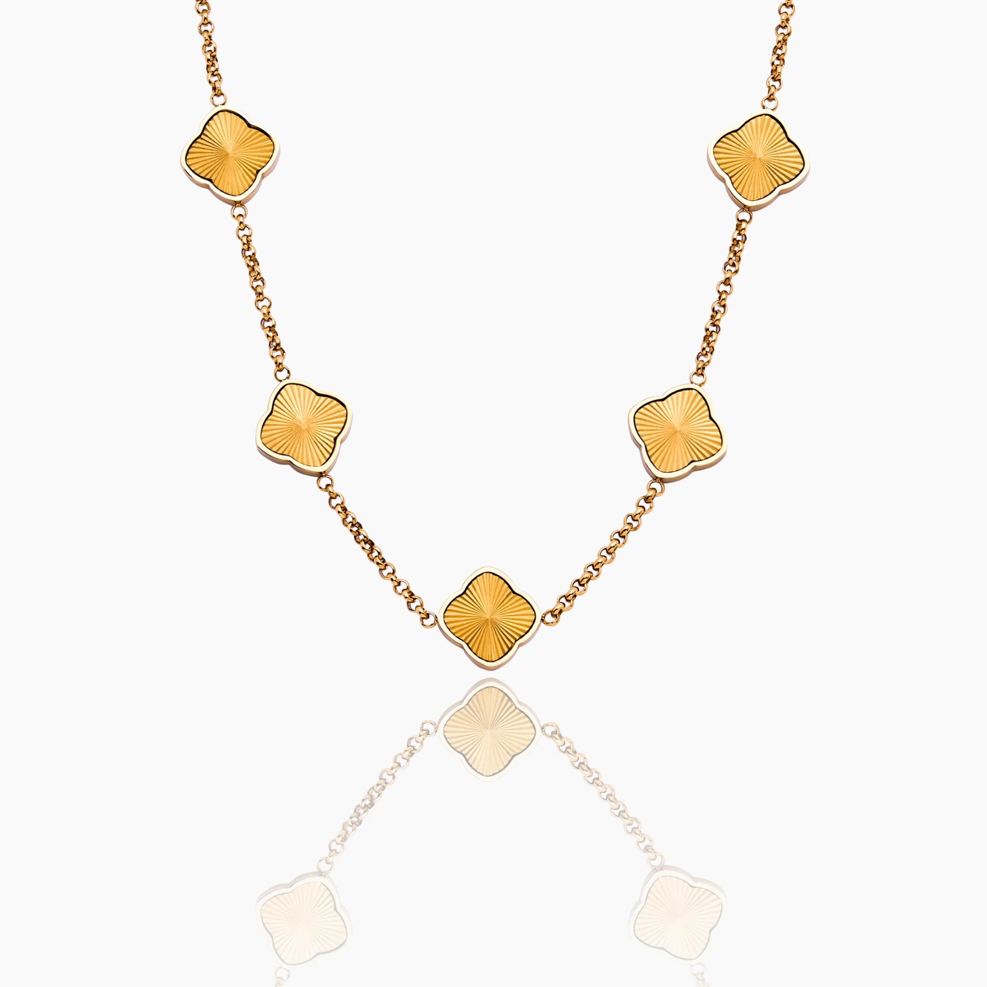 Clover Link Necklace