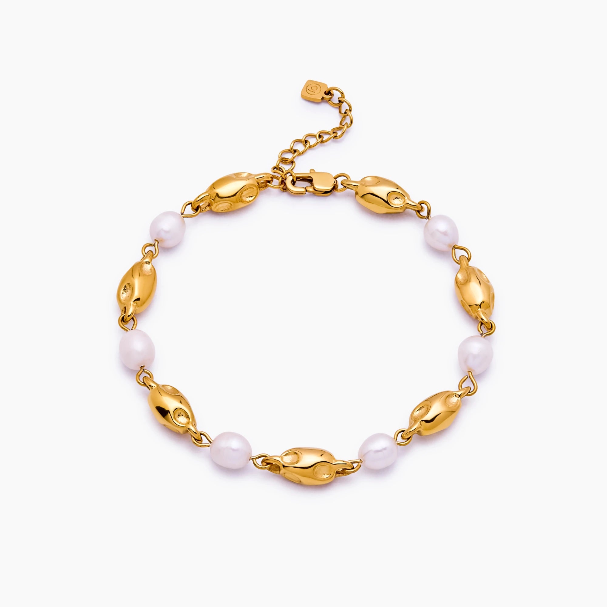 Molten Freshwater Pearl Bracelet