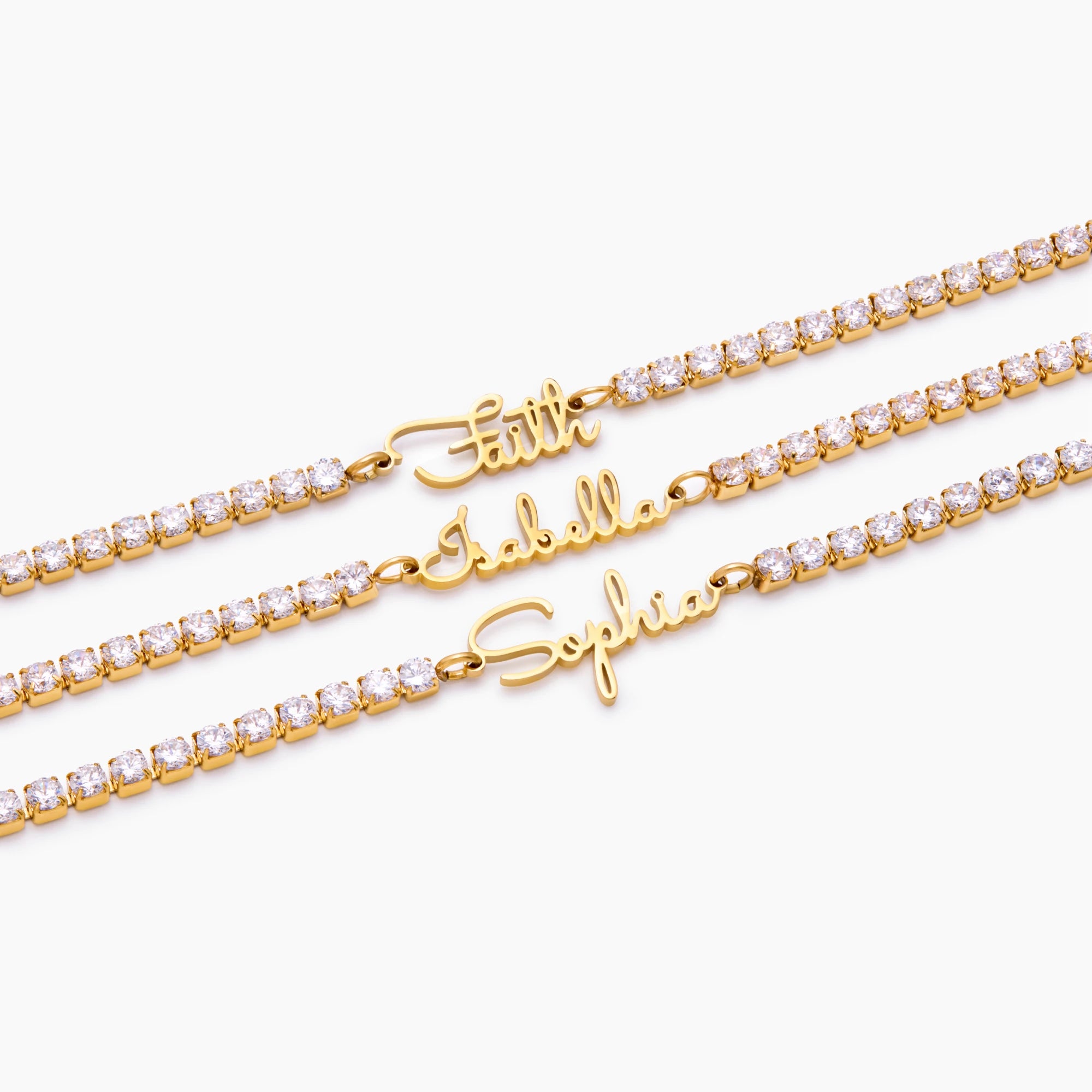 Signature Name Tennis Bracelet