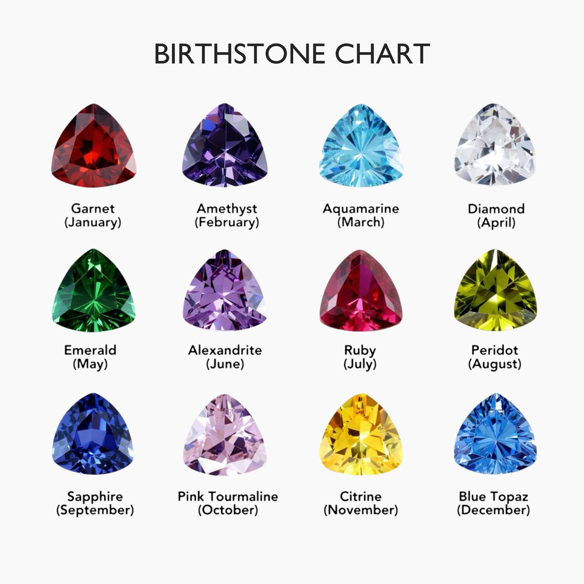 By Heart Initial & Birthstone Necklace