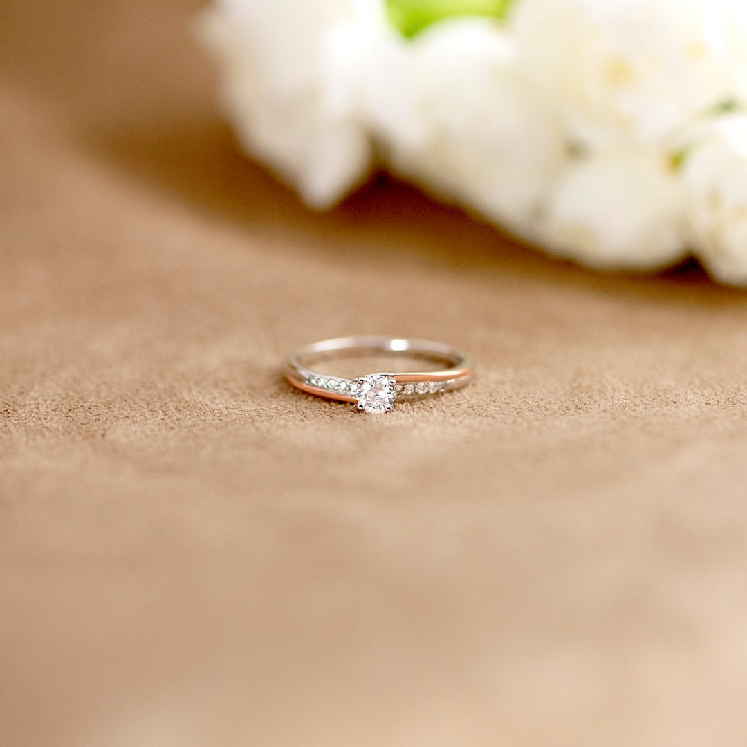 ALWAYS WITH YOU ROUND-CUT ACCENT RING