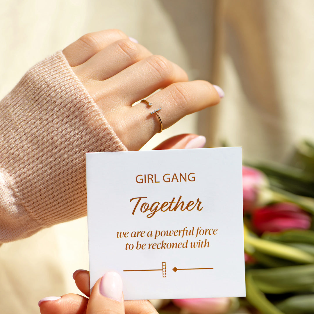 Girl Gang Friendship Ring - Gold