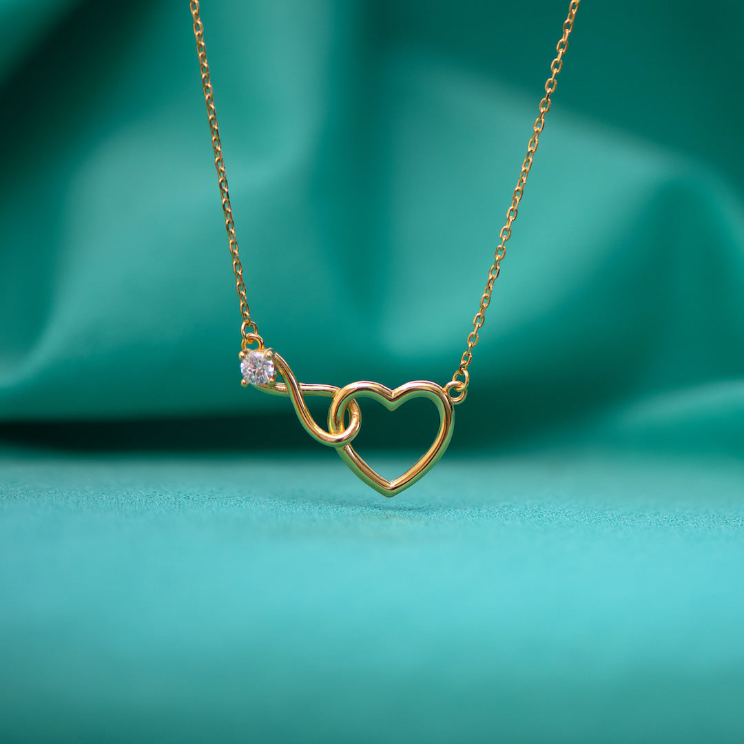 Mother & Daughter - Infinity Heart Necklace