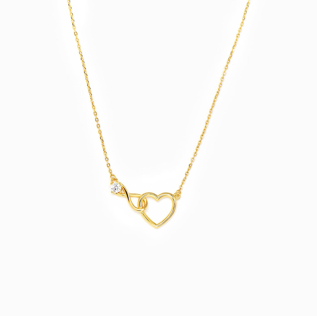 You Are My Soul Sister - Infinity Heart Necklace