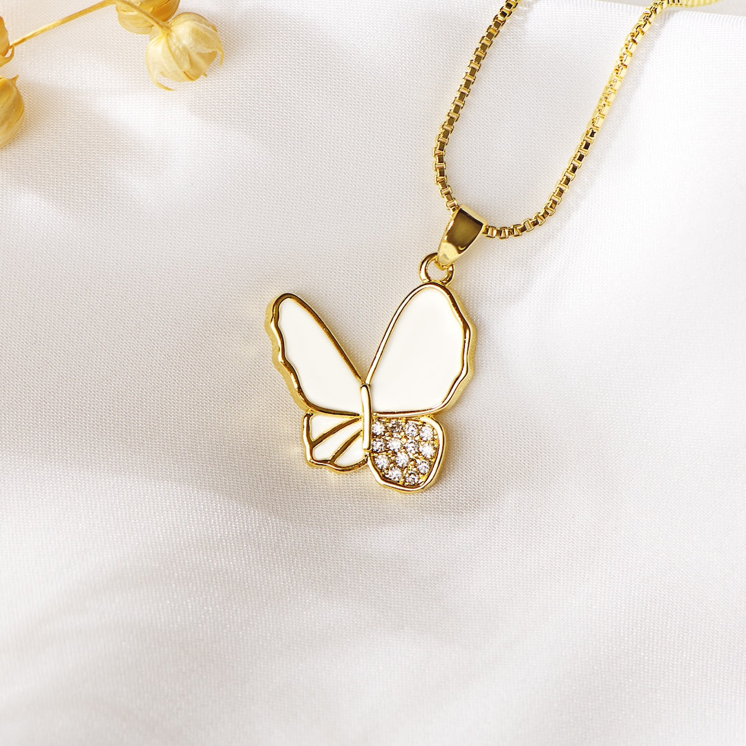 To My Daughter - Butterfly Necklace