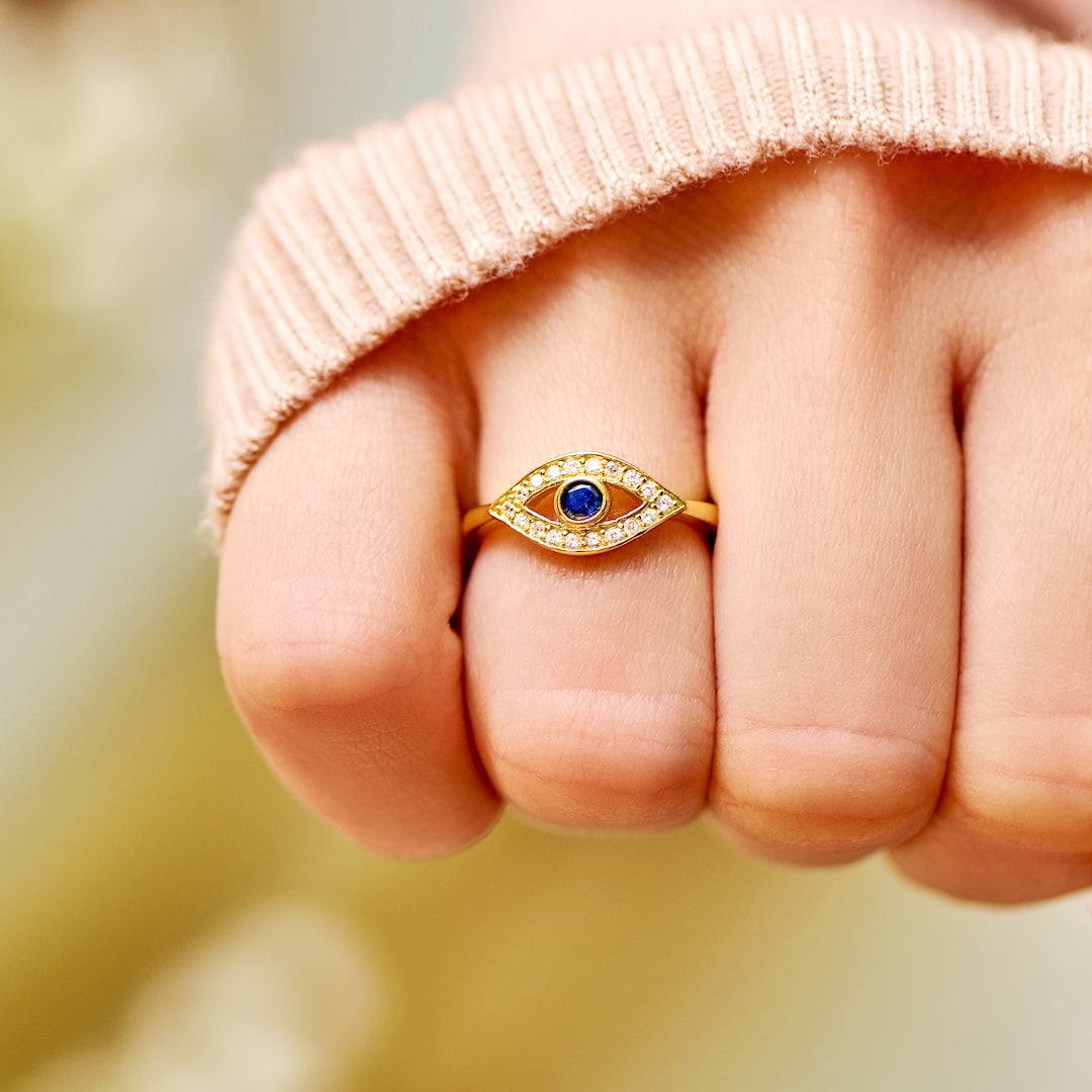 To My Daughter - Evil Eye Ring