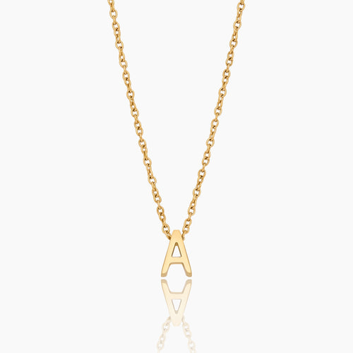 Dainty Initial Charm Necklace
