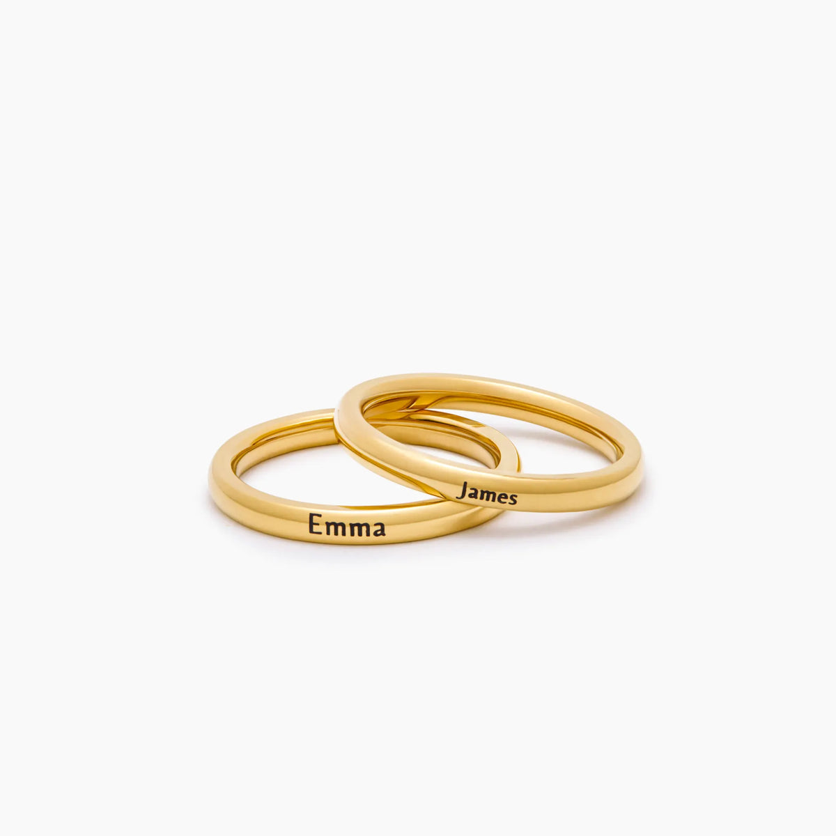 Dainty Stackable Name Ring
