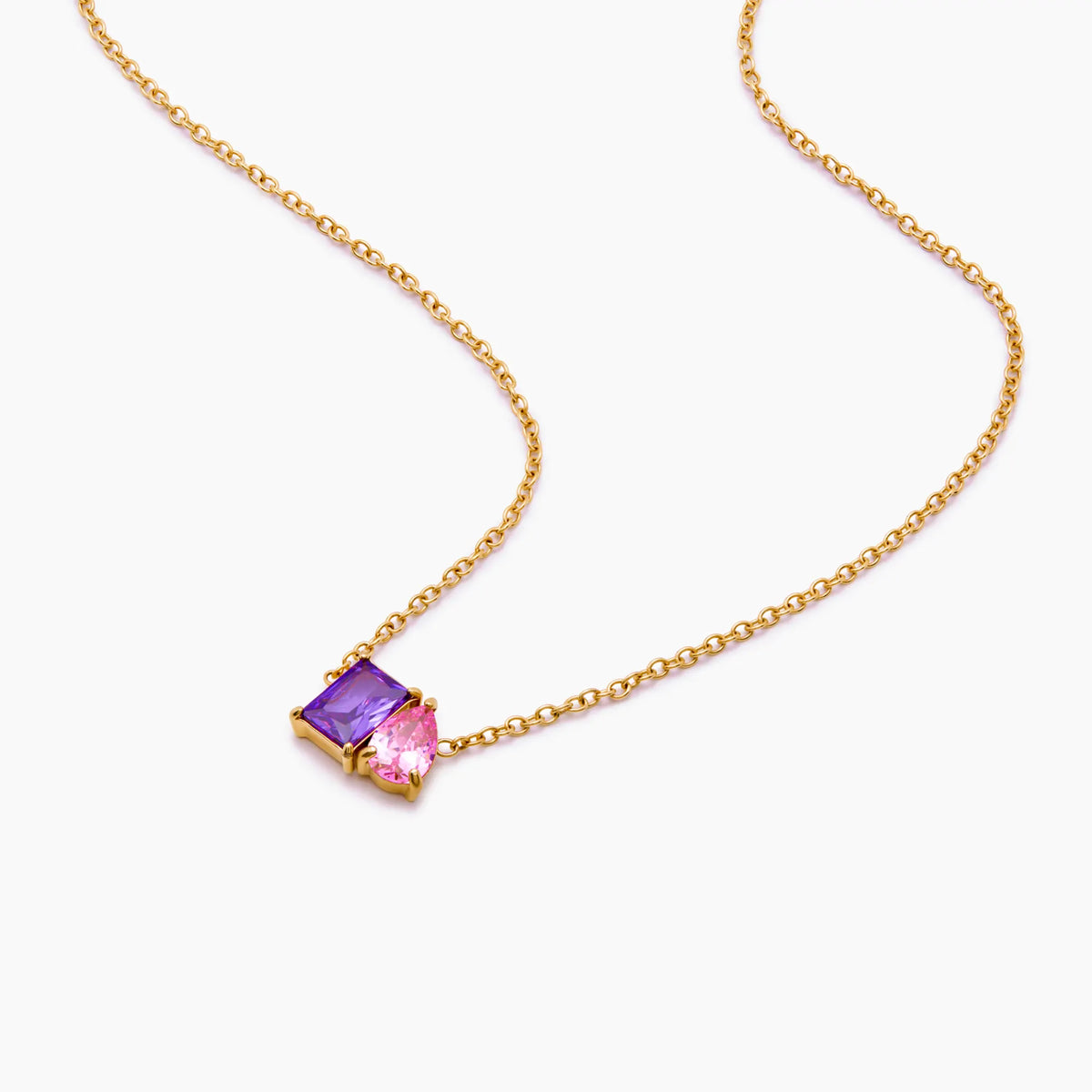 Forever Duo Birthstone Necklace