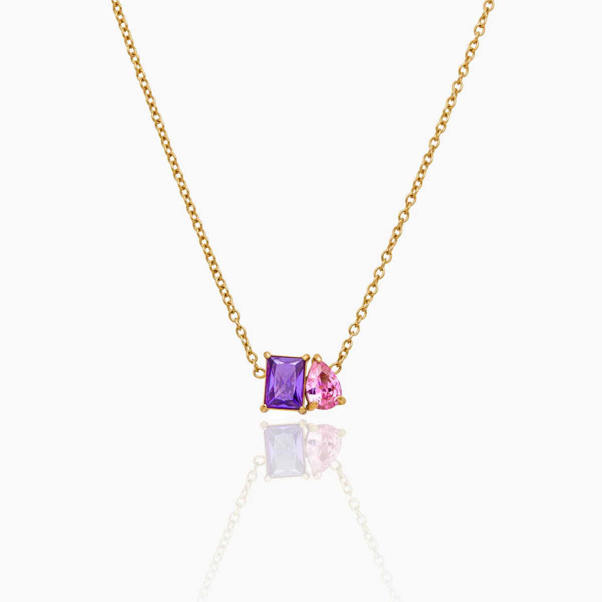 Forever Duo Birthstone Necklace