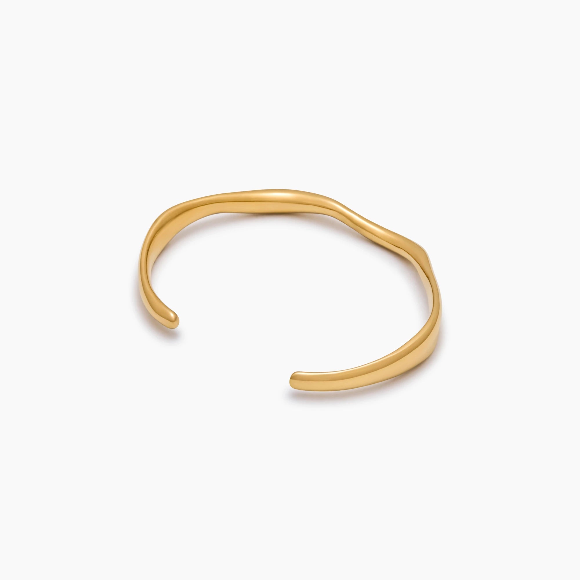 Gentle Wave Cuff Bracelet