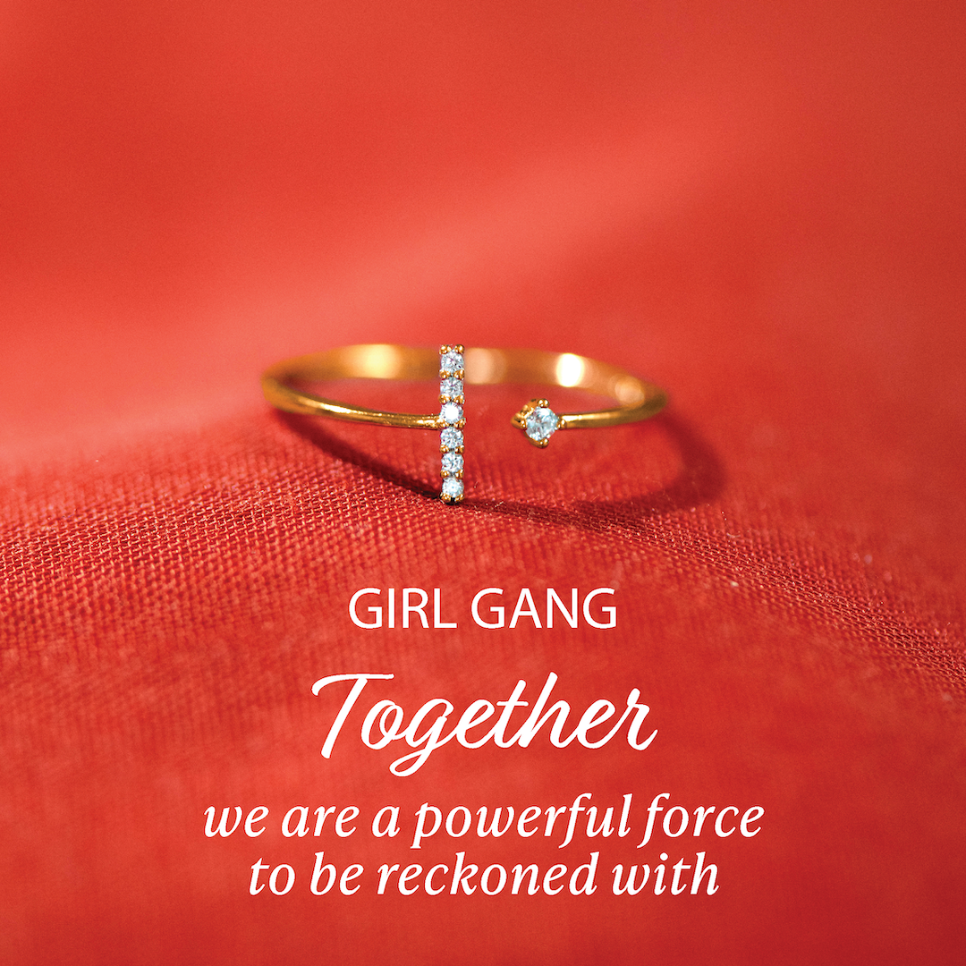 Girl Gang Friendship Ring - Gold