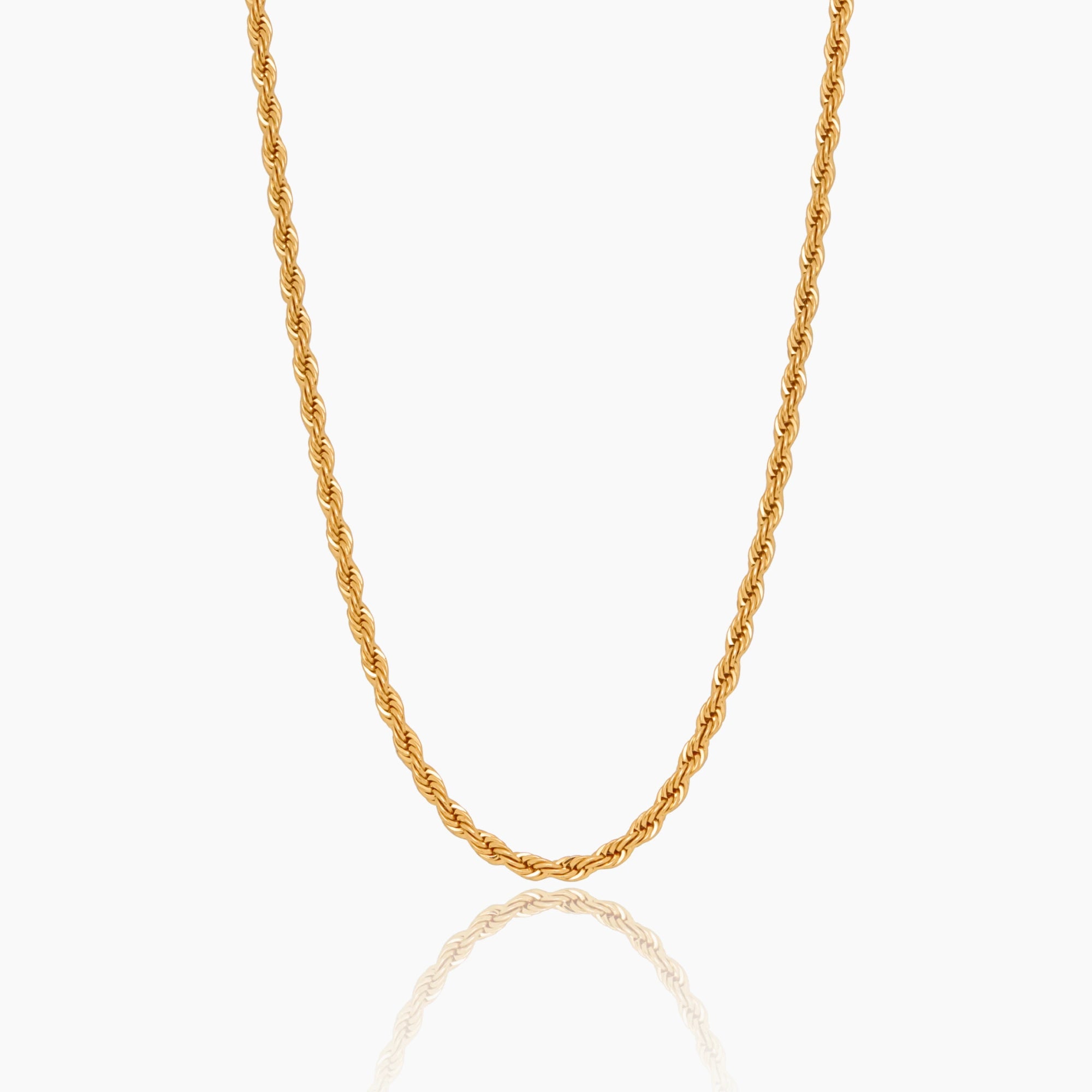 Golden Rope Chain Necklace