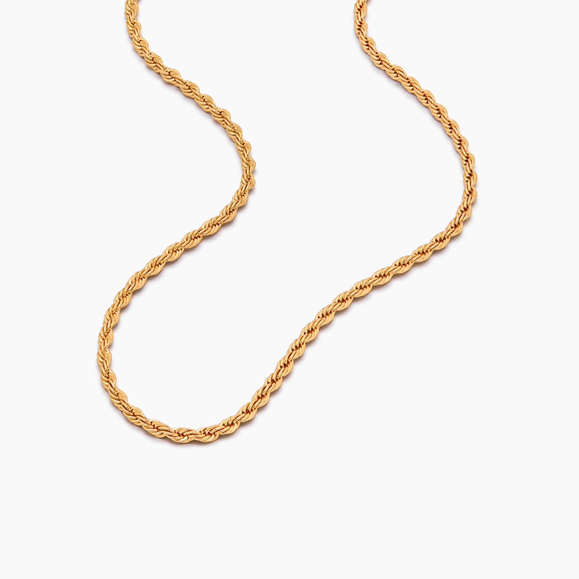 Golden Rope Chain Necklace