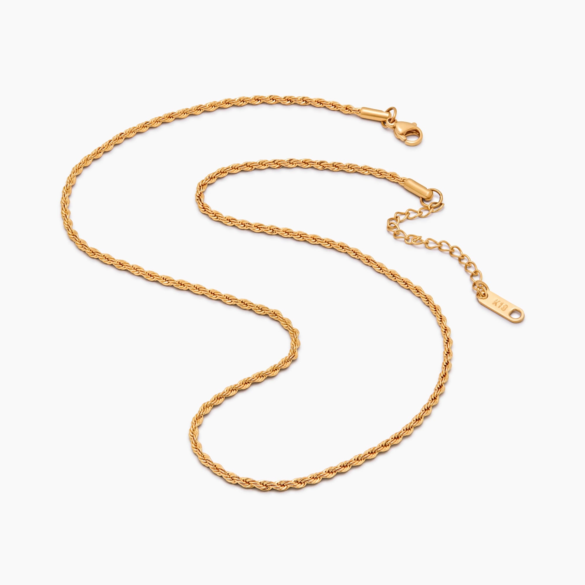 Golden Rope Chain Necklace