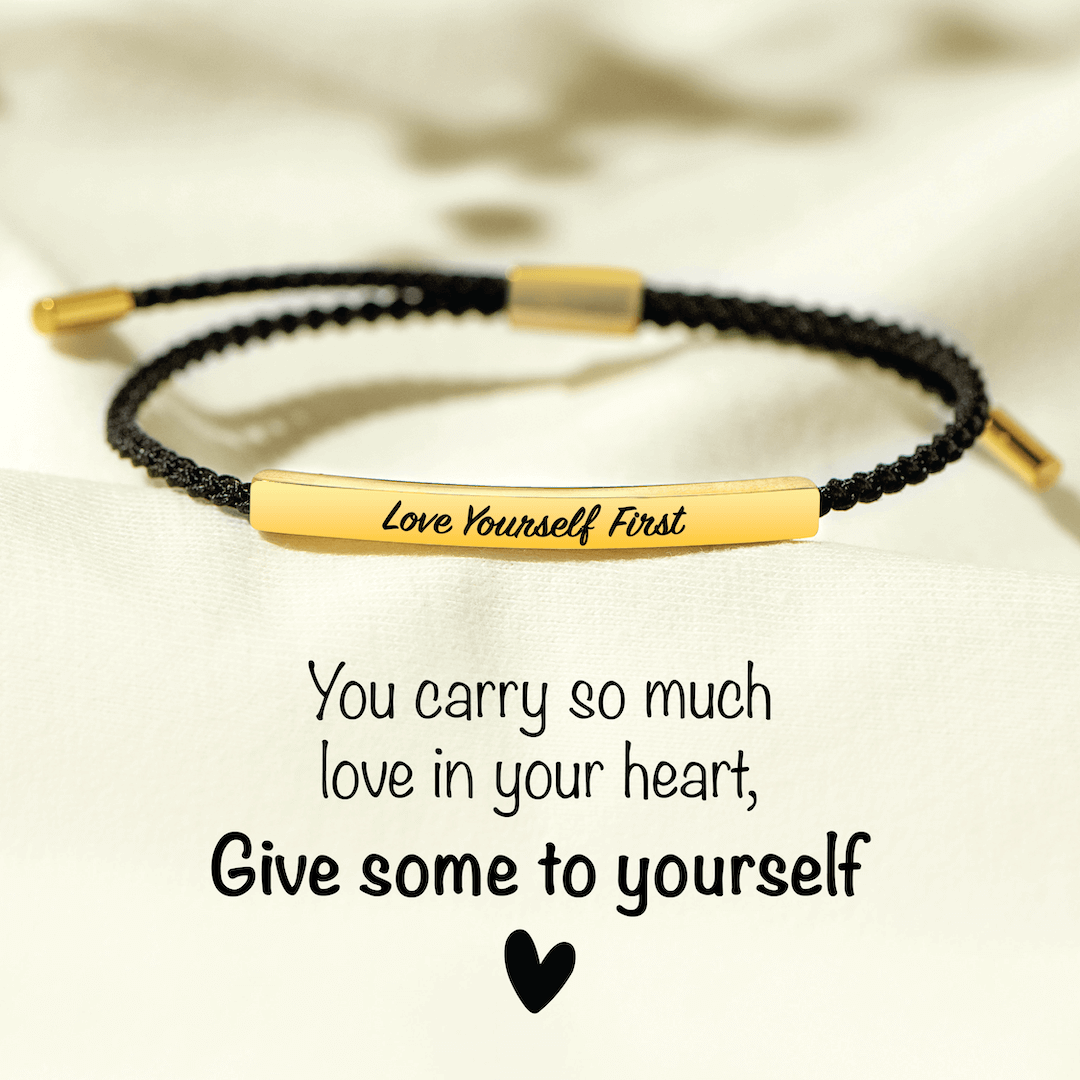 Love Yourself First - Motivational Tube Bracelet
