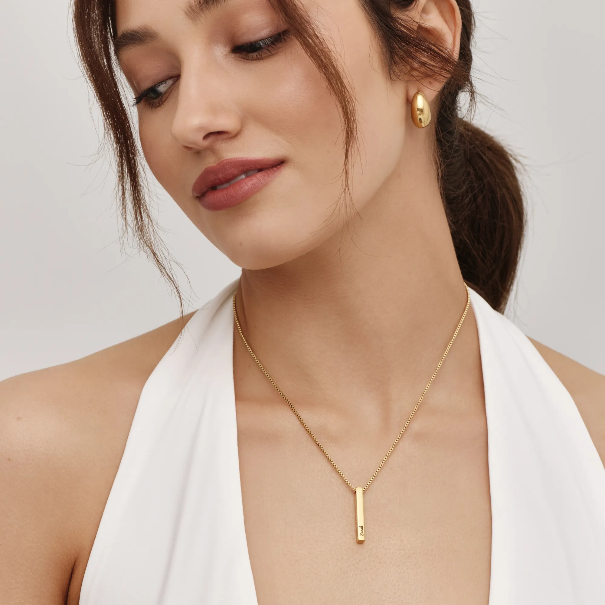 Love Note Pillar Necklace