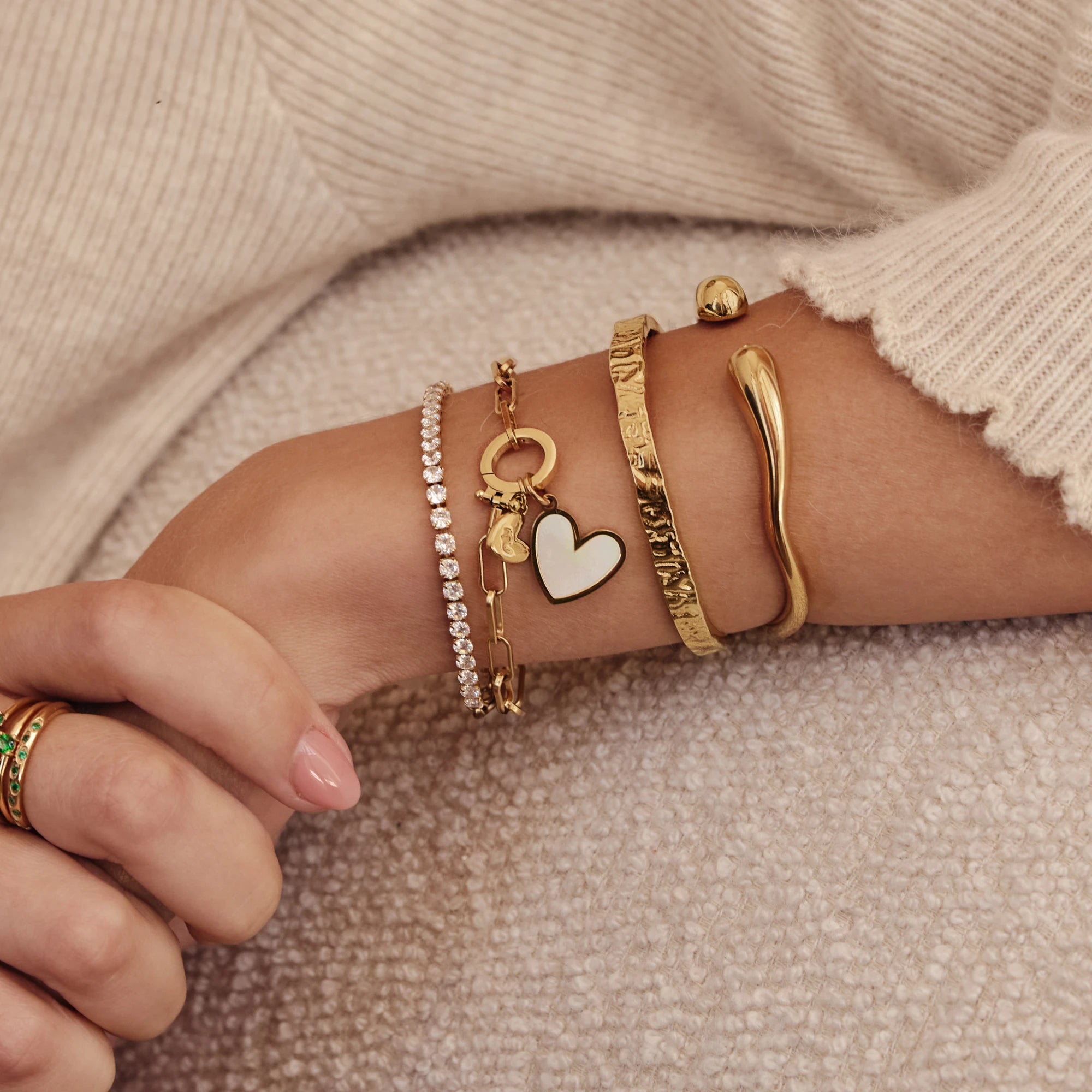 Essential Textured Cuff Bracelet