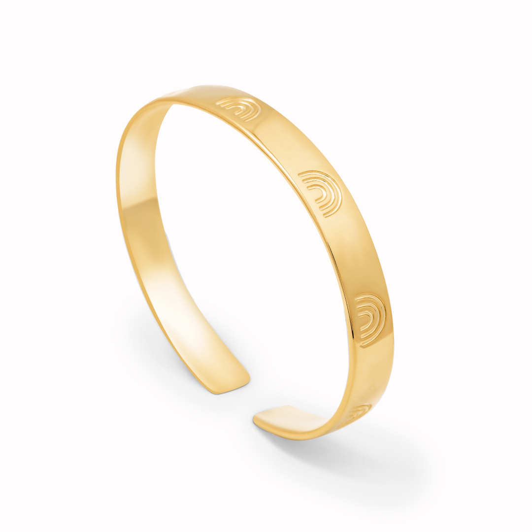 Beautiful Girl You Can Do Hard Things - Engraved Cuff Bracelet