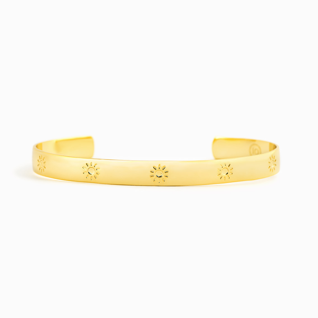 YOU ARE MY SUNSHINE - ENGRAVED CUFF BRACELET