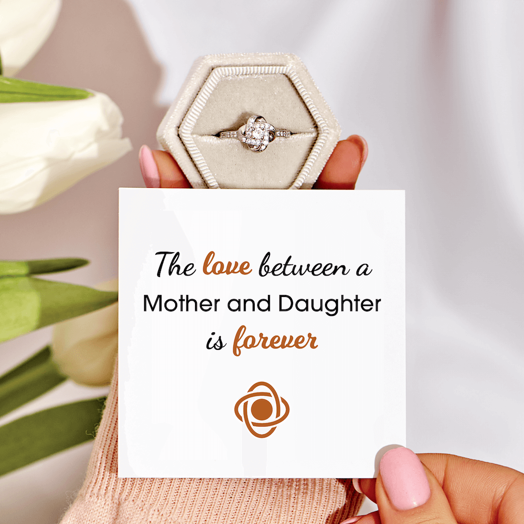 Mother & Daughter - Love Knot Ring