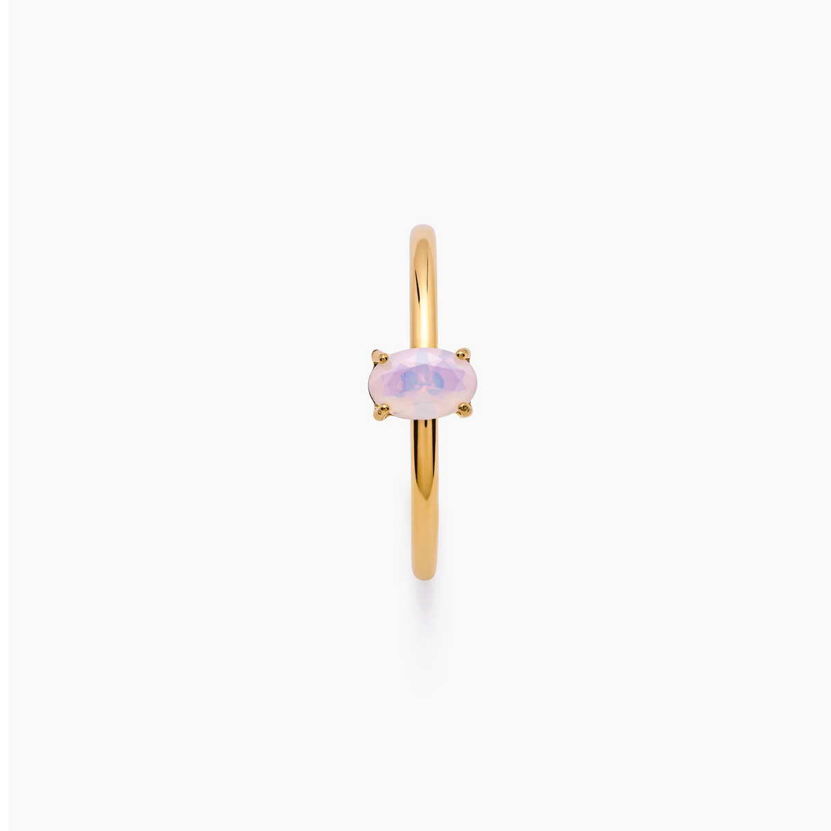 Opal Solitaire Ring