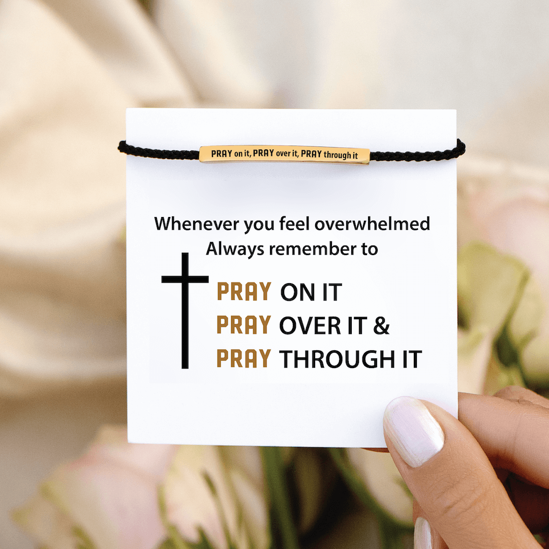 PRAY On It Motivational Tube Bracelet