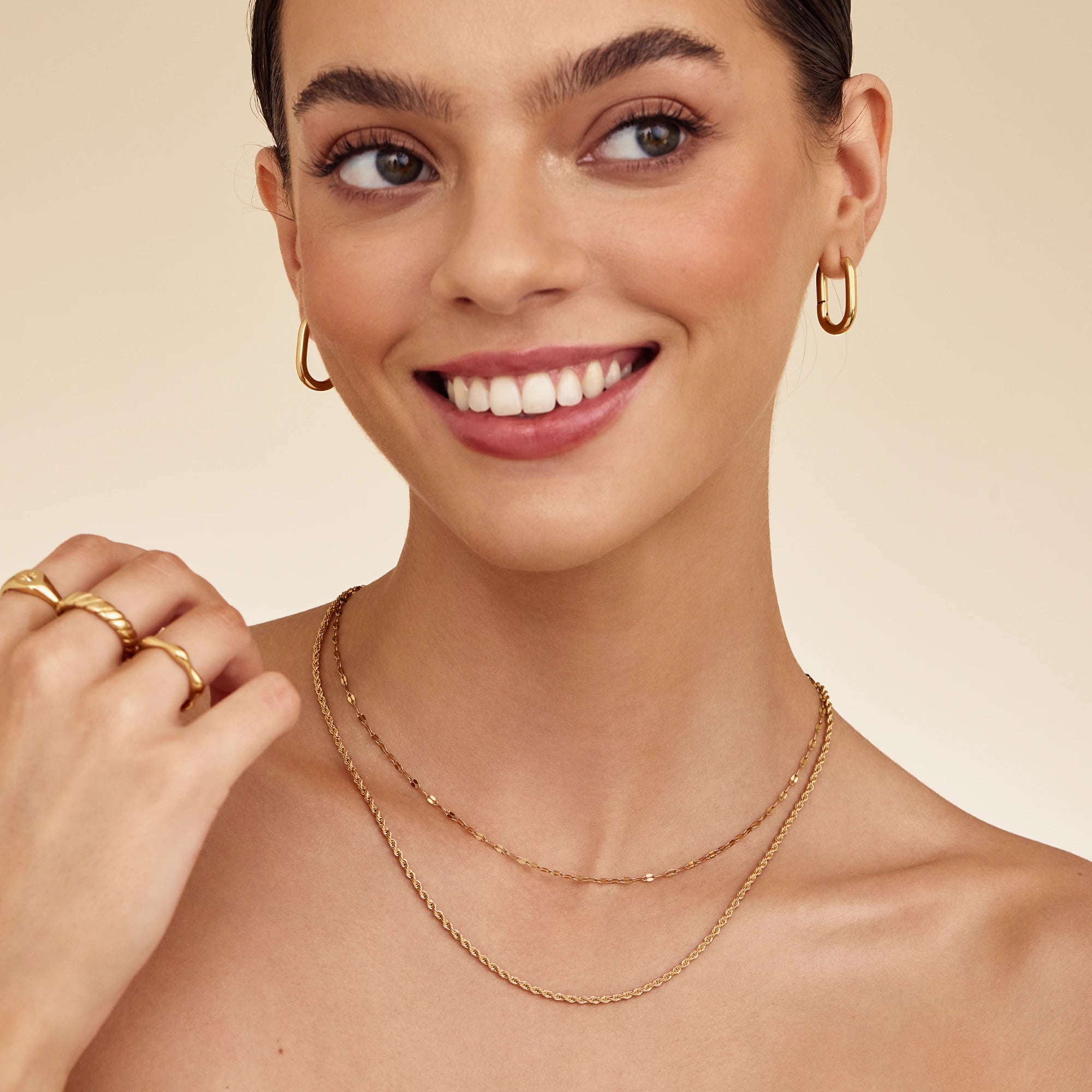 Golden Rope Chain Necklace