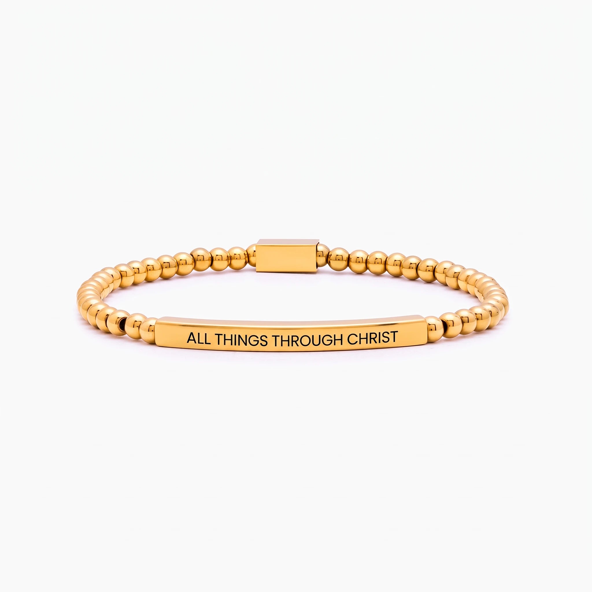 Scripture Engraved Cuff Bracelet