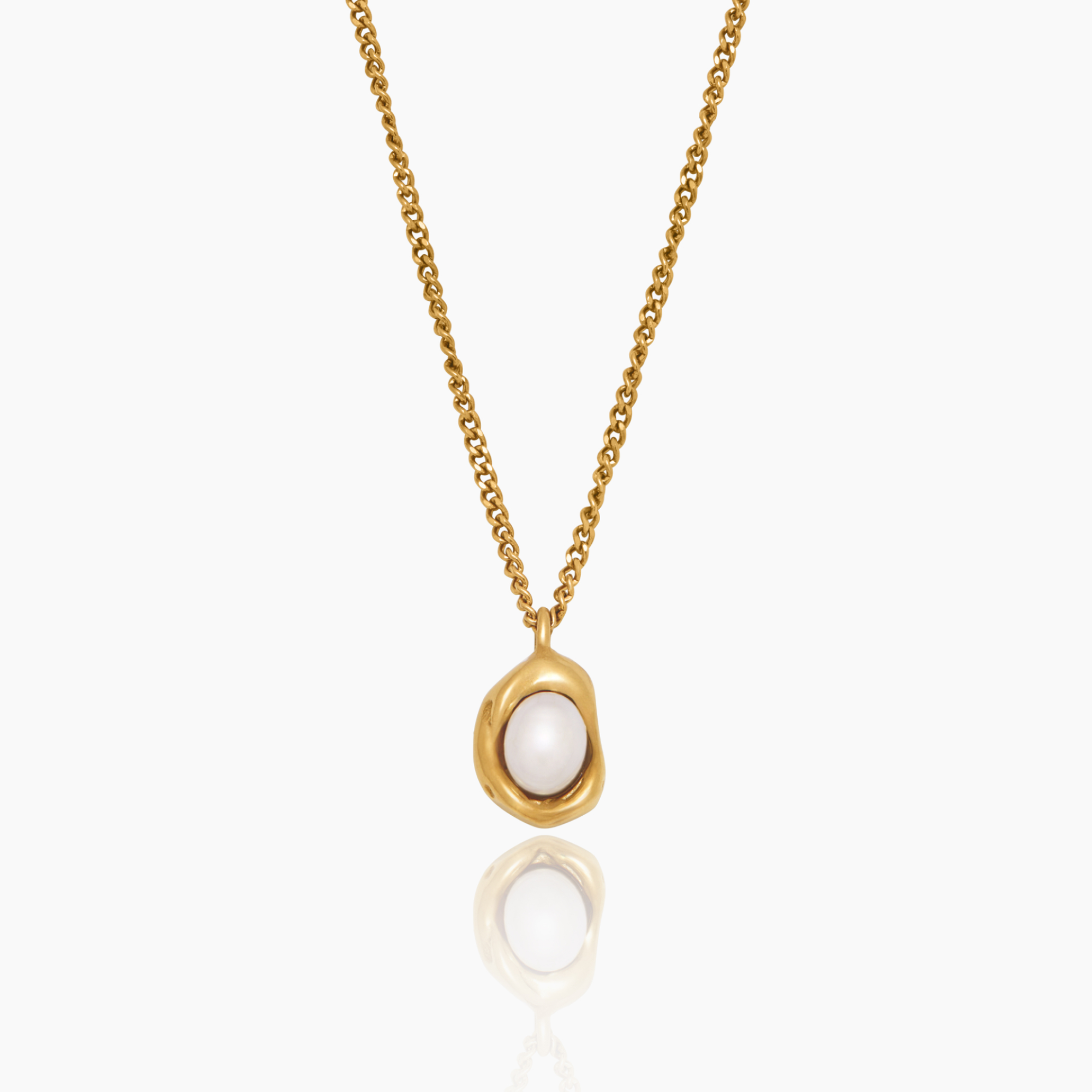 Luna Pearl Drop Necklace
