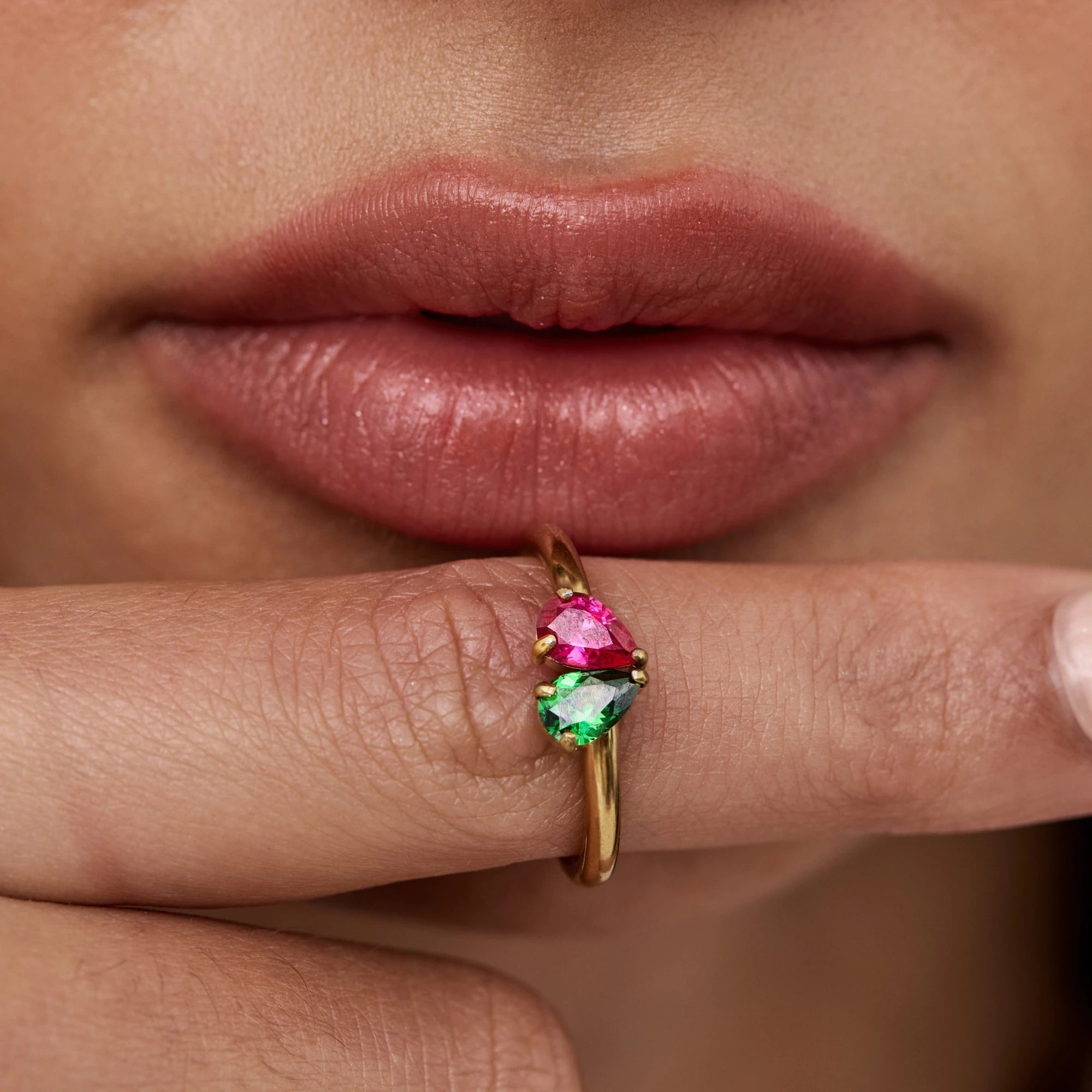 Forever Birthstone Heart Ring