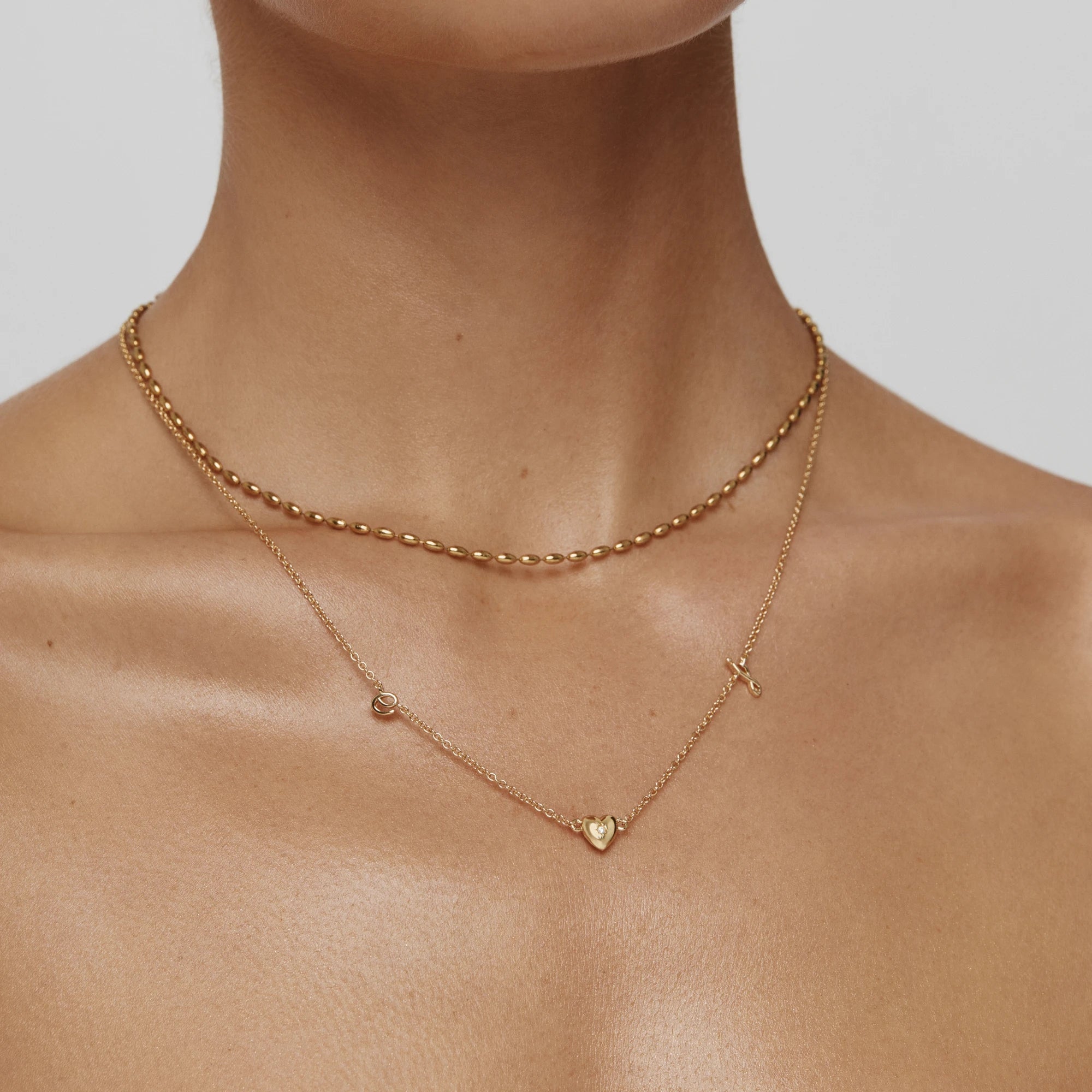 Dainty Cursive Initial Necklace