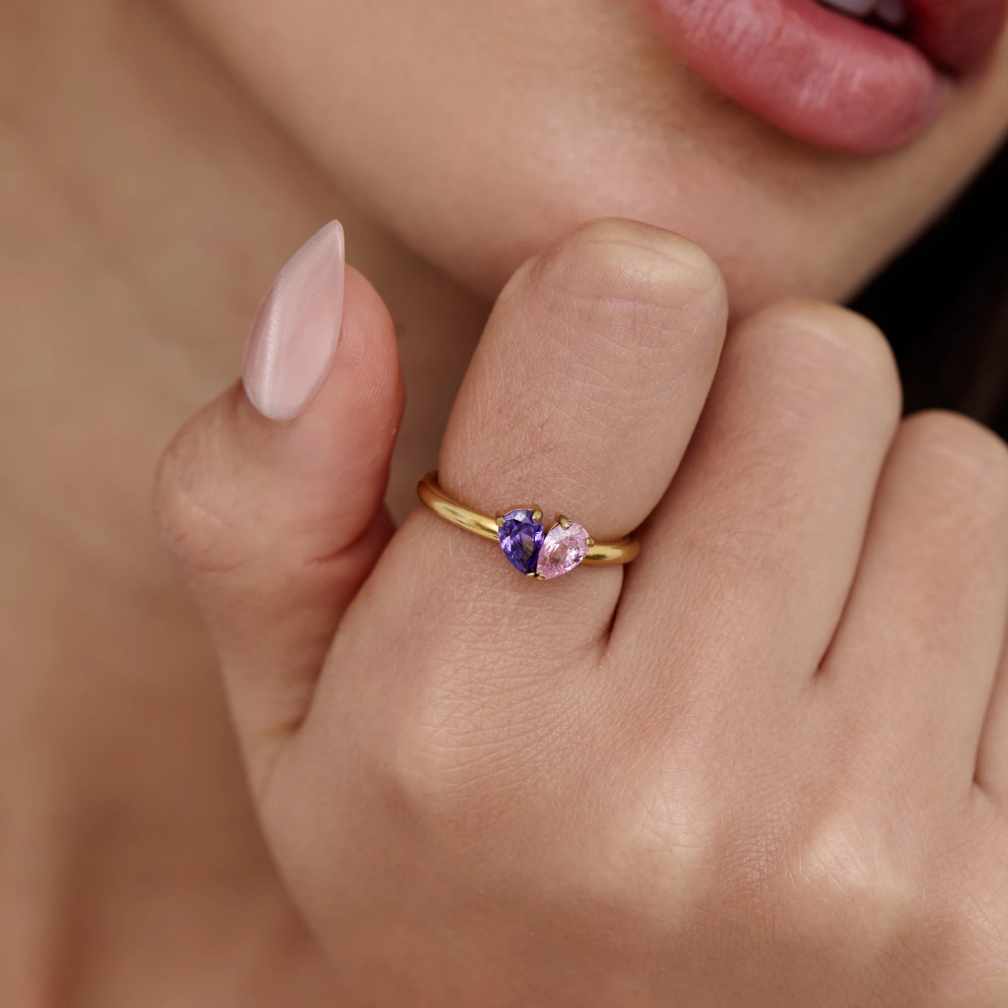Forever Birthstone Heart Ring