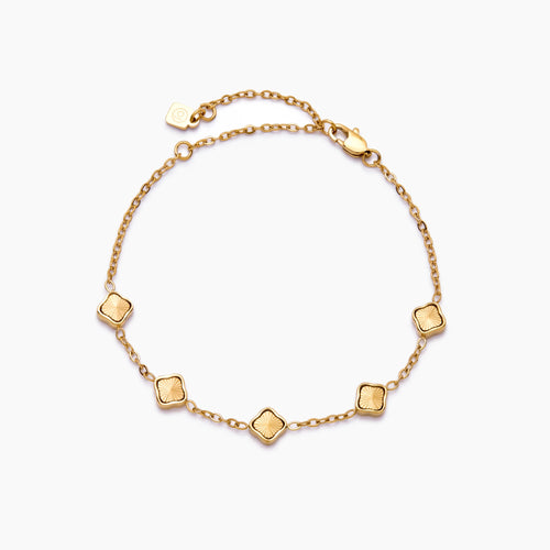 Mini Sunburst Clover Bracelet