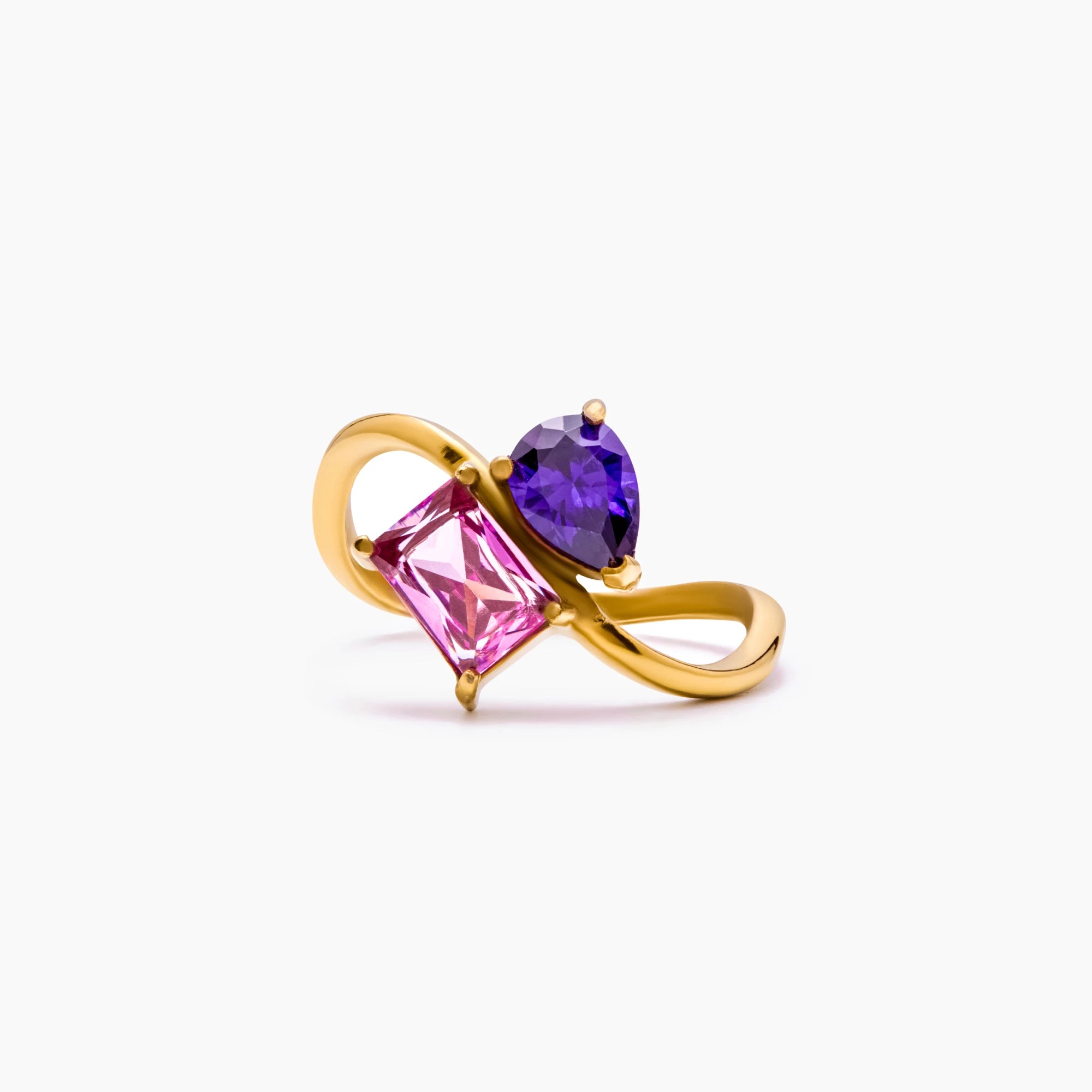 Toi et Moi Birthstone Ring